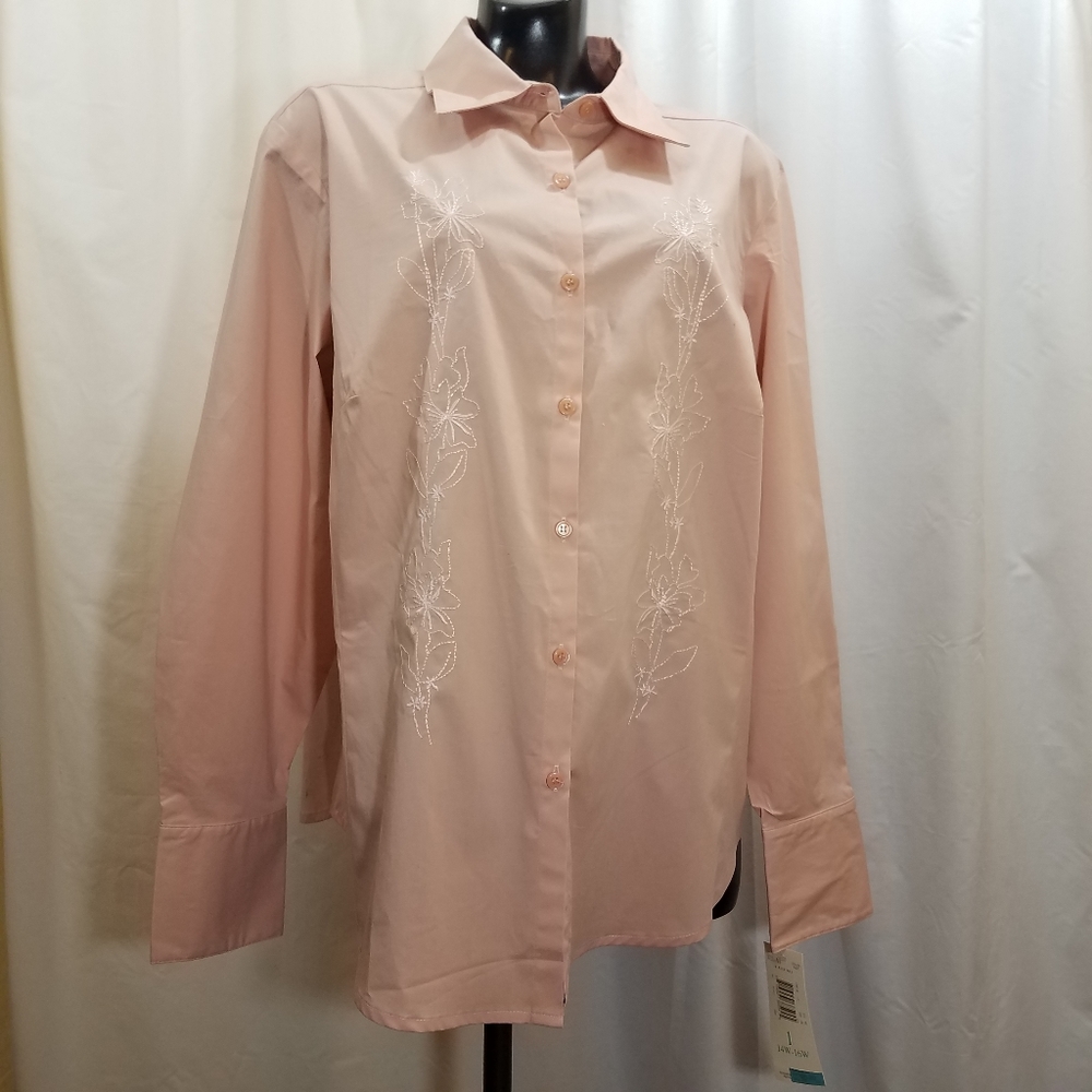 First Issue Button Down Embroidered Top - image 1